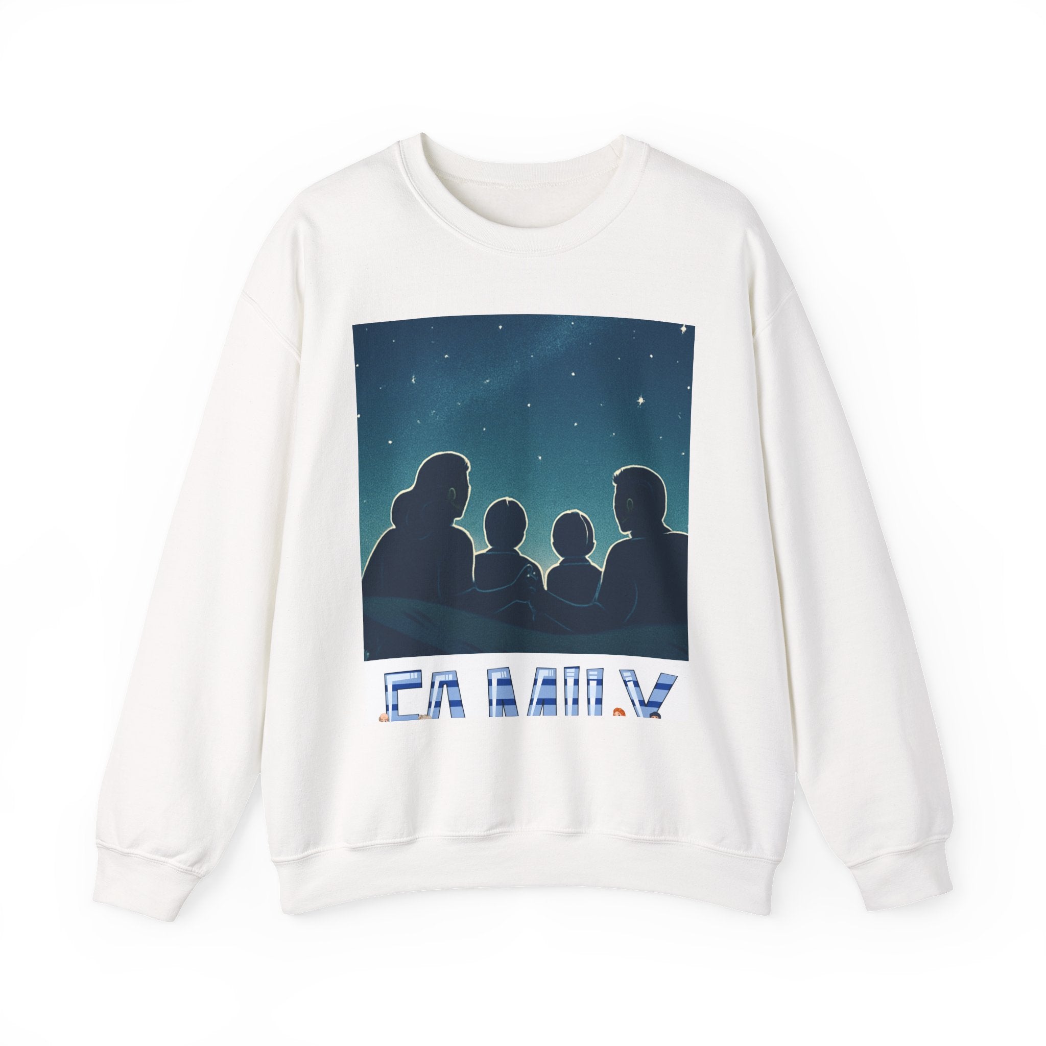Family Night Crewneck Sweatshirt | Cozy Family Gatherings, Perfect Gift for Holidays, Unisex Sweatshirt for All Ages, Family Bonding Apparel