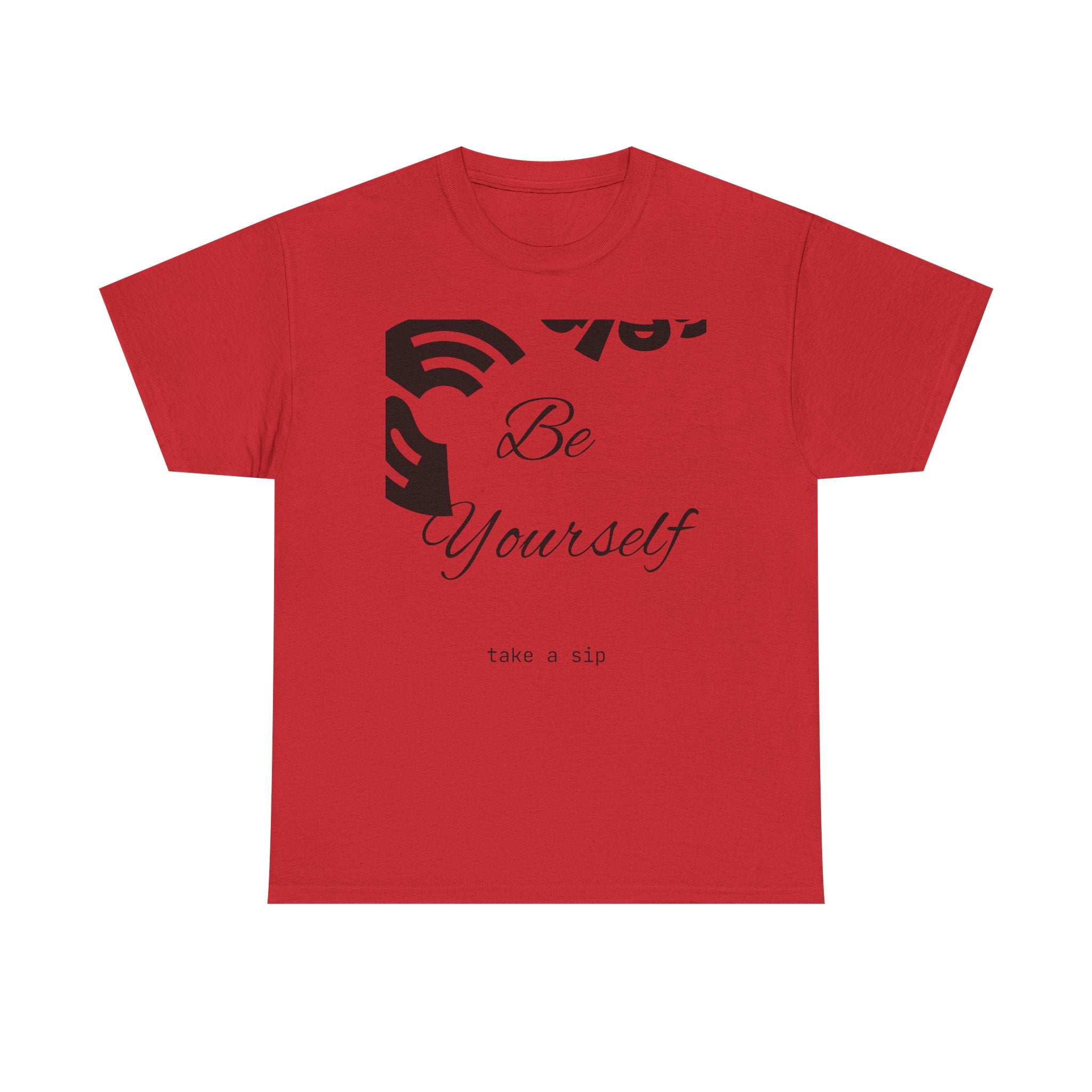 Be Yourself Unisex Heavy Cotton Tee - Inspirational Wear