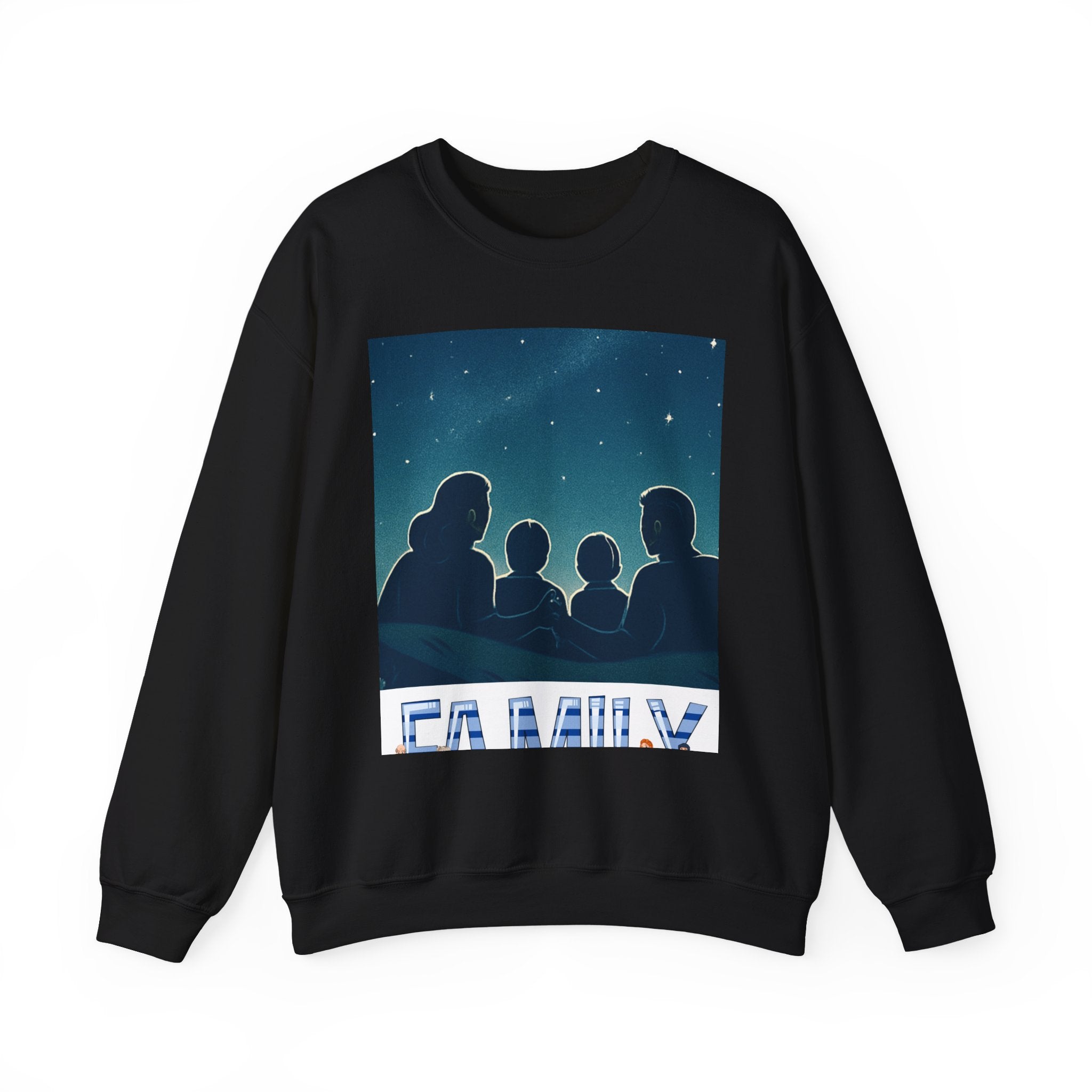 Family Night Crewneck Sweatshirt | Cozy Family Gatherings, Perfect Gift for Holidays, Unisex Sweatshirt for All Ages, Family Bonding Apparel