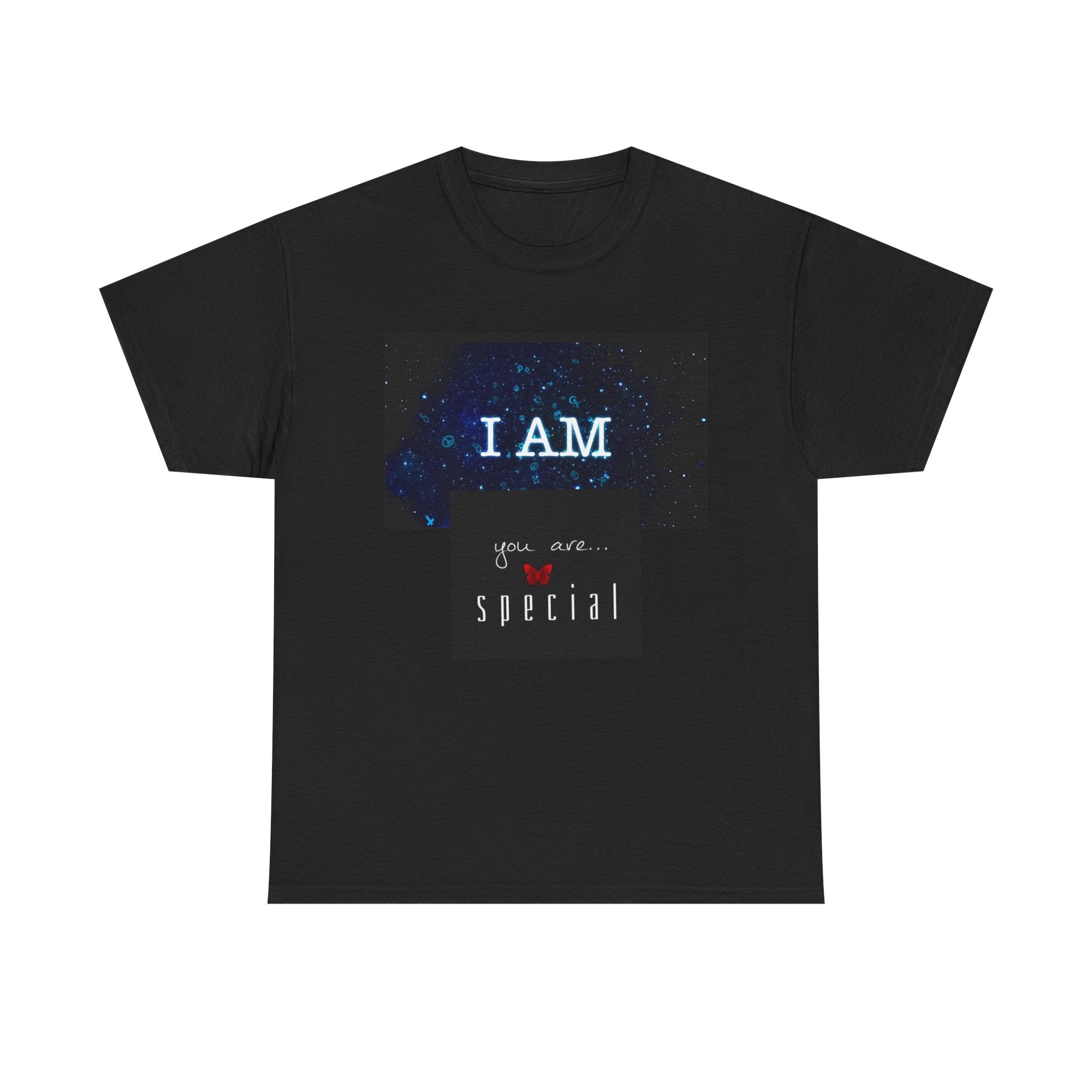 Inspiring Unisex Heavy Cotton Tee - I AM Special, Motivational T-Shirt, Affirmation Gift, Self-Love Apparel, Unique Statement Shirt