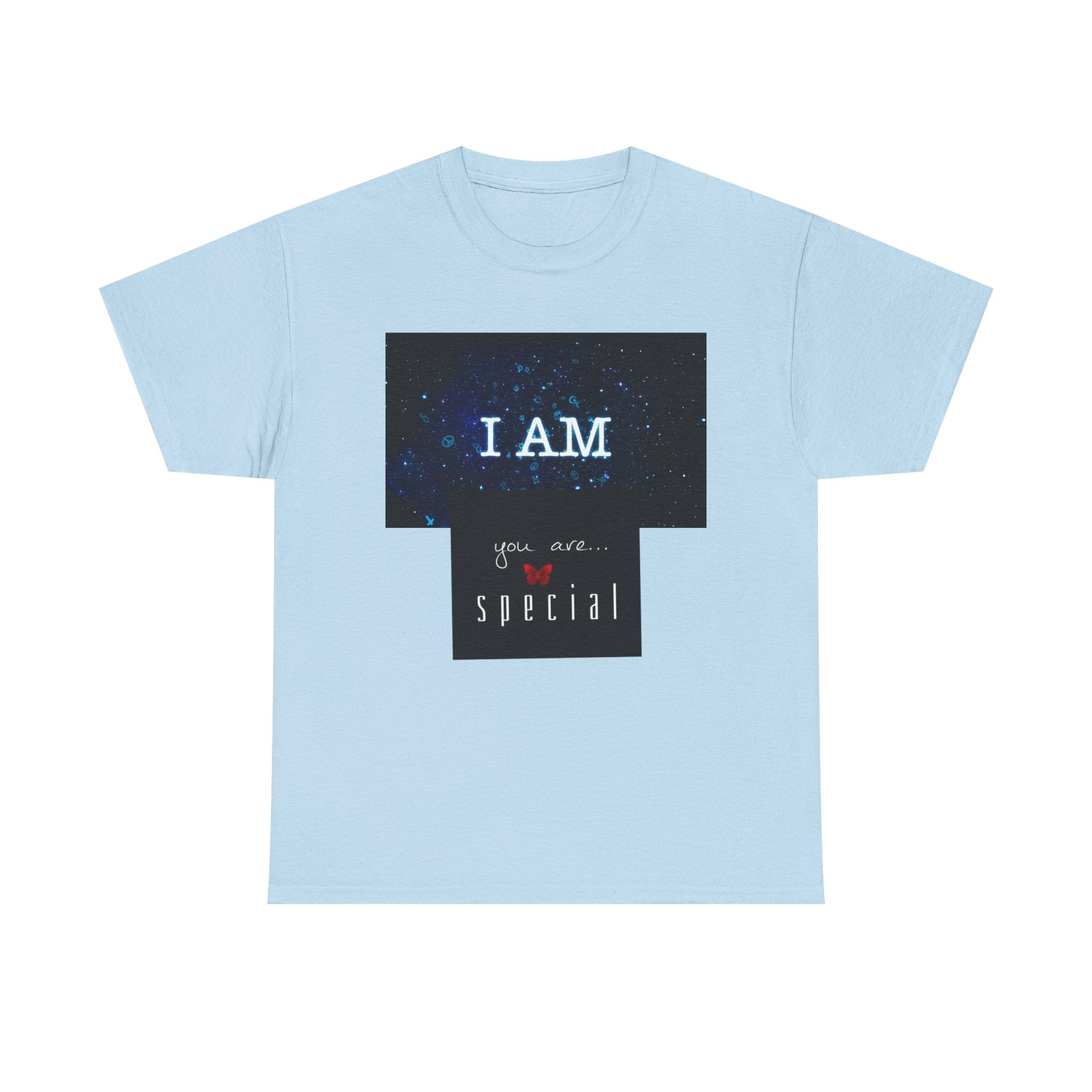 Inspiring Unisex Heavy Cotton Tee - I AM Special, Motivational T-Shirt, Affirmation Gift, Self-Love Apparel, Unique Statement Shirt
