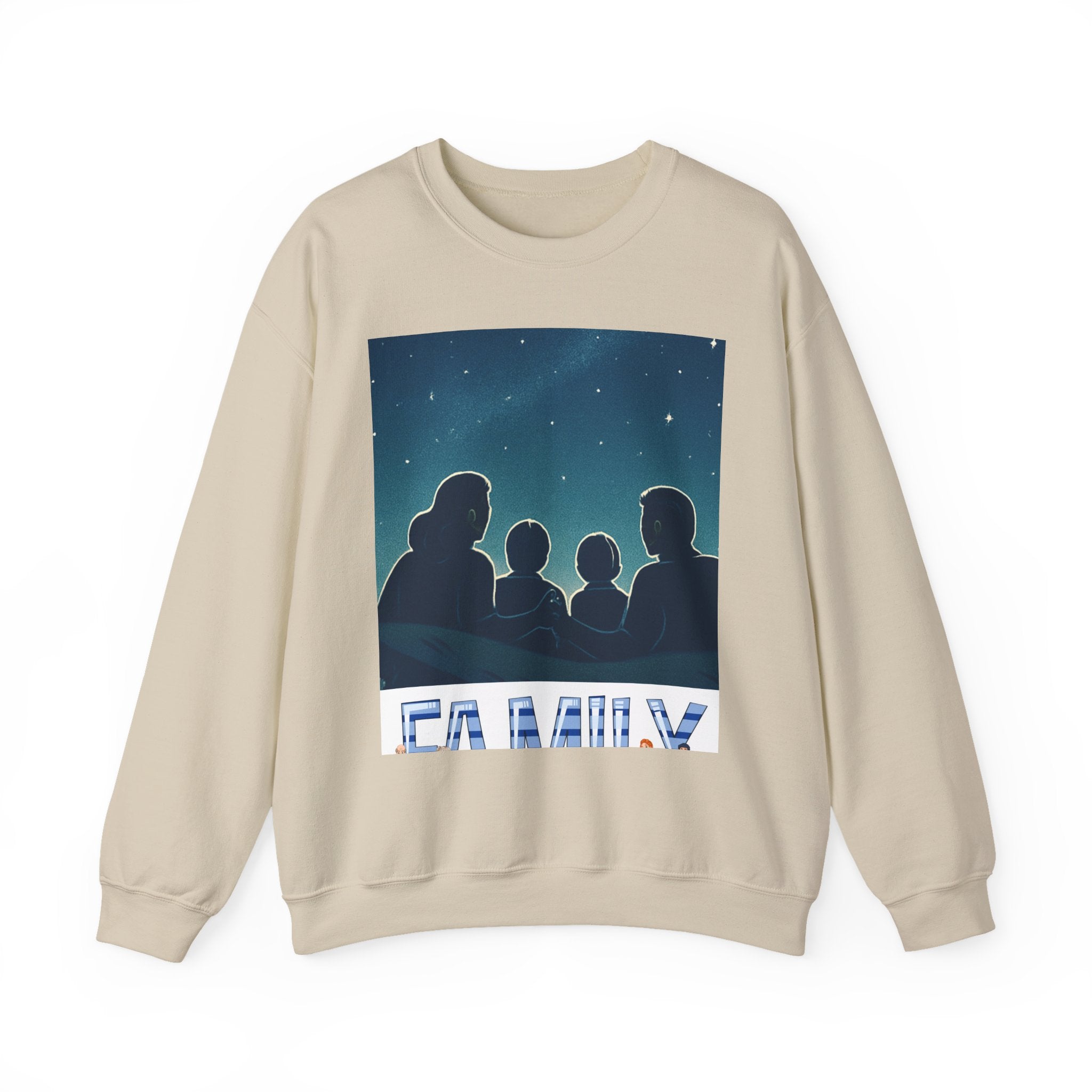 Family Night Crewneck Sweatshirt | Cozy Family Gatherings, Perfect Gift for Holidays, Unisex Sweatshirt for All Ages, Family Bonding Apparel