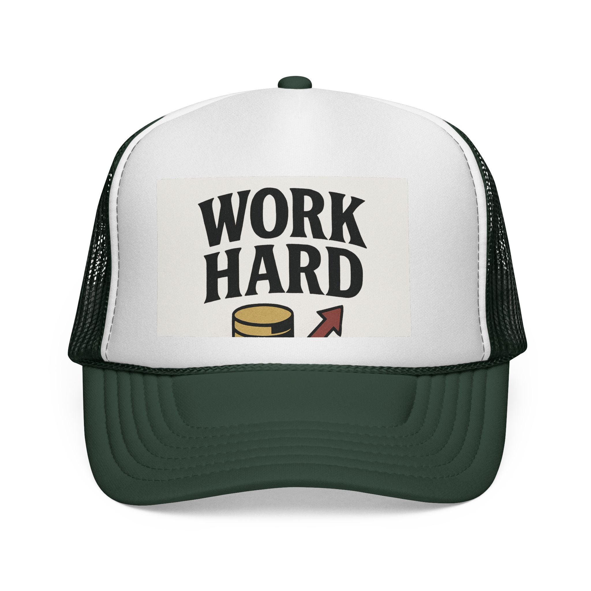 Motivational Trucker Caps with 'Work Hard' Design, Inspirational Hats for Work, Casual Outfits, Gift for Him, Father’s Day, Outdoor [...]