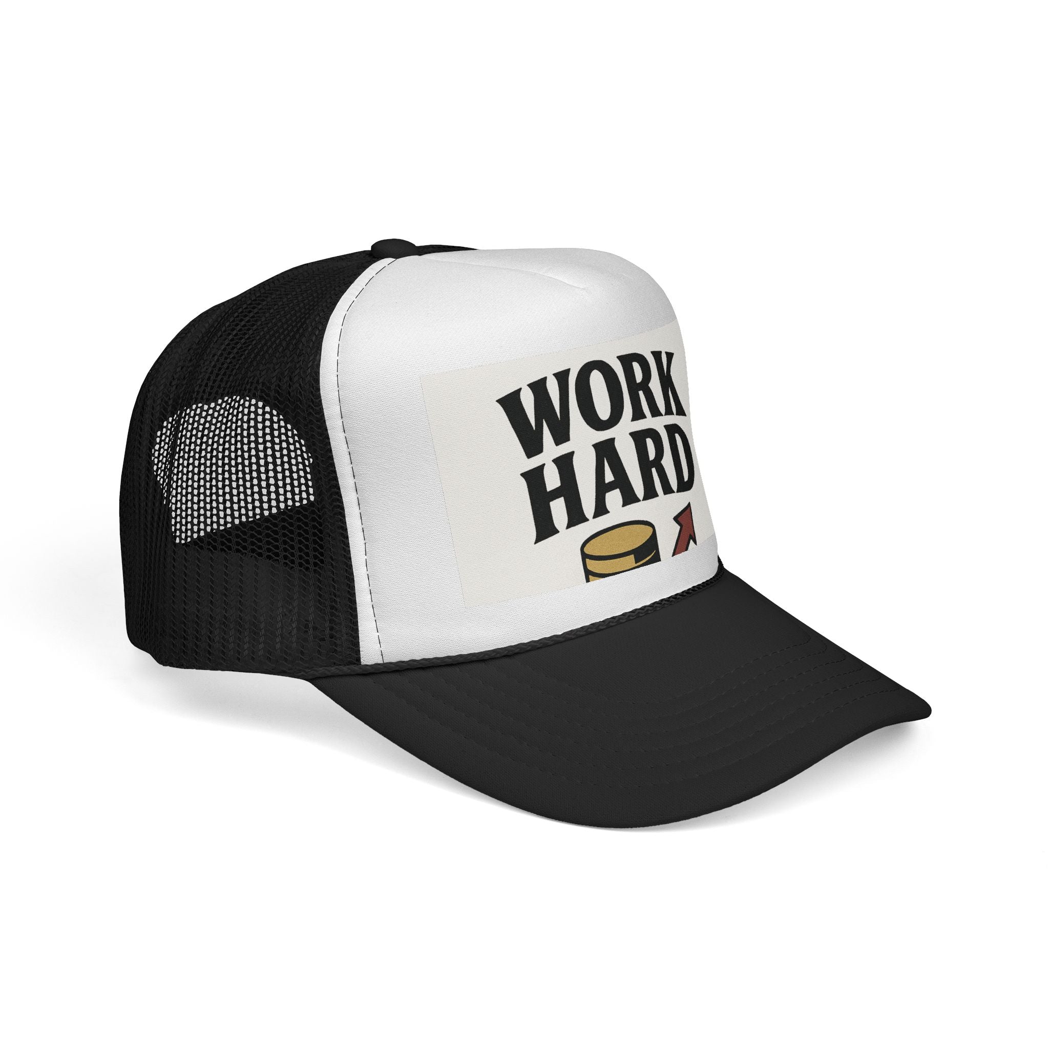Motivational Trucker Caps with 'Work Hard' Design, Inspirational Hats for Work, Casual Outfits, Gift for Him, Father’s Day, Outdoor [...]
