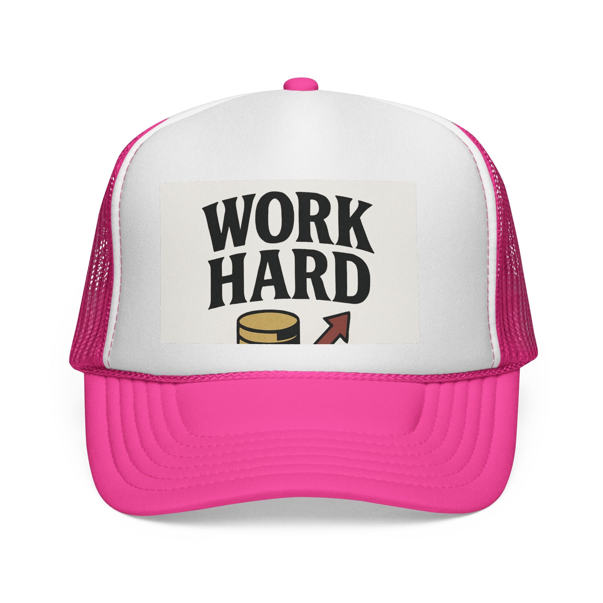 Motivational Trucker Caps with 'Work Hard' Design, Inspirational Hats for Work, Casual Outfits, Gift for Him, Father’s Day, Outdoor [...]