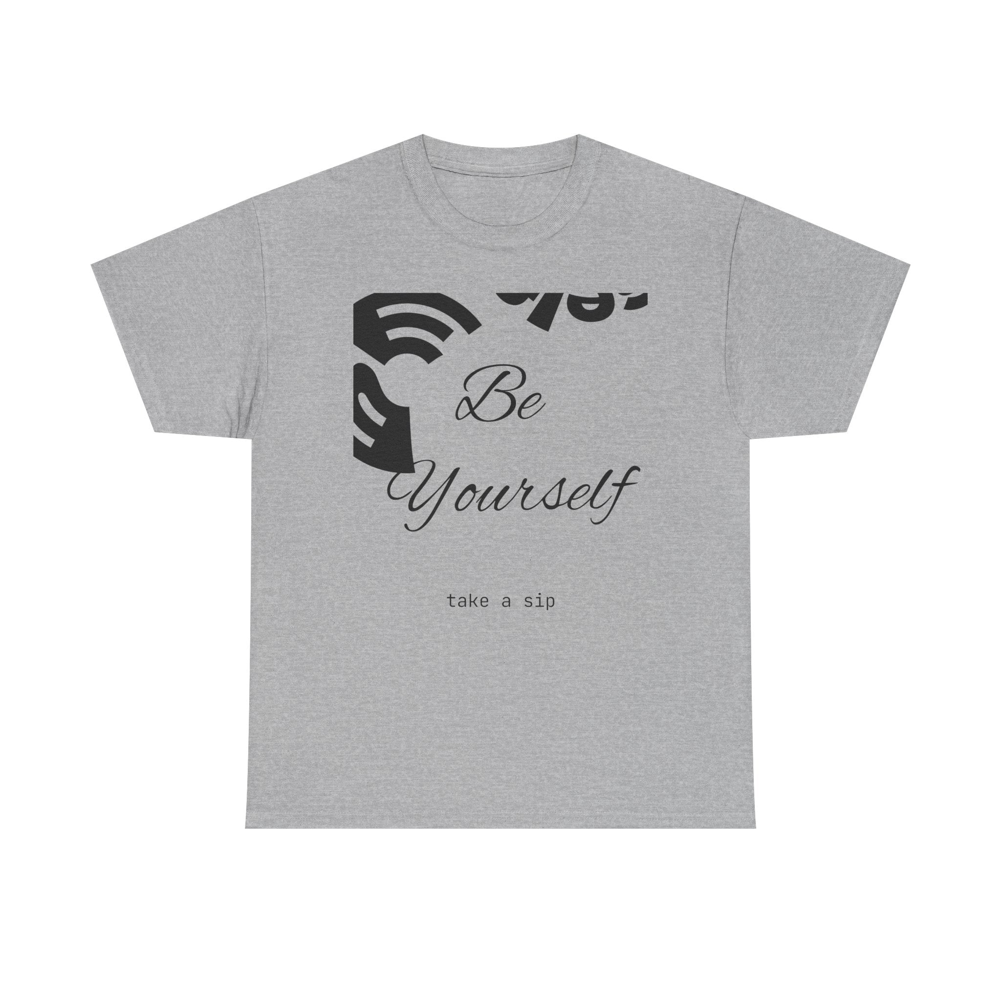 Be Yourself Unisex Heavy Cotton Tee - Inspirational Wear