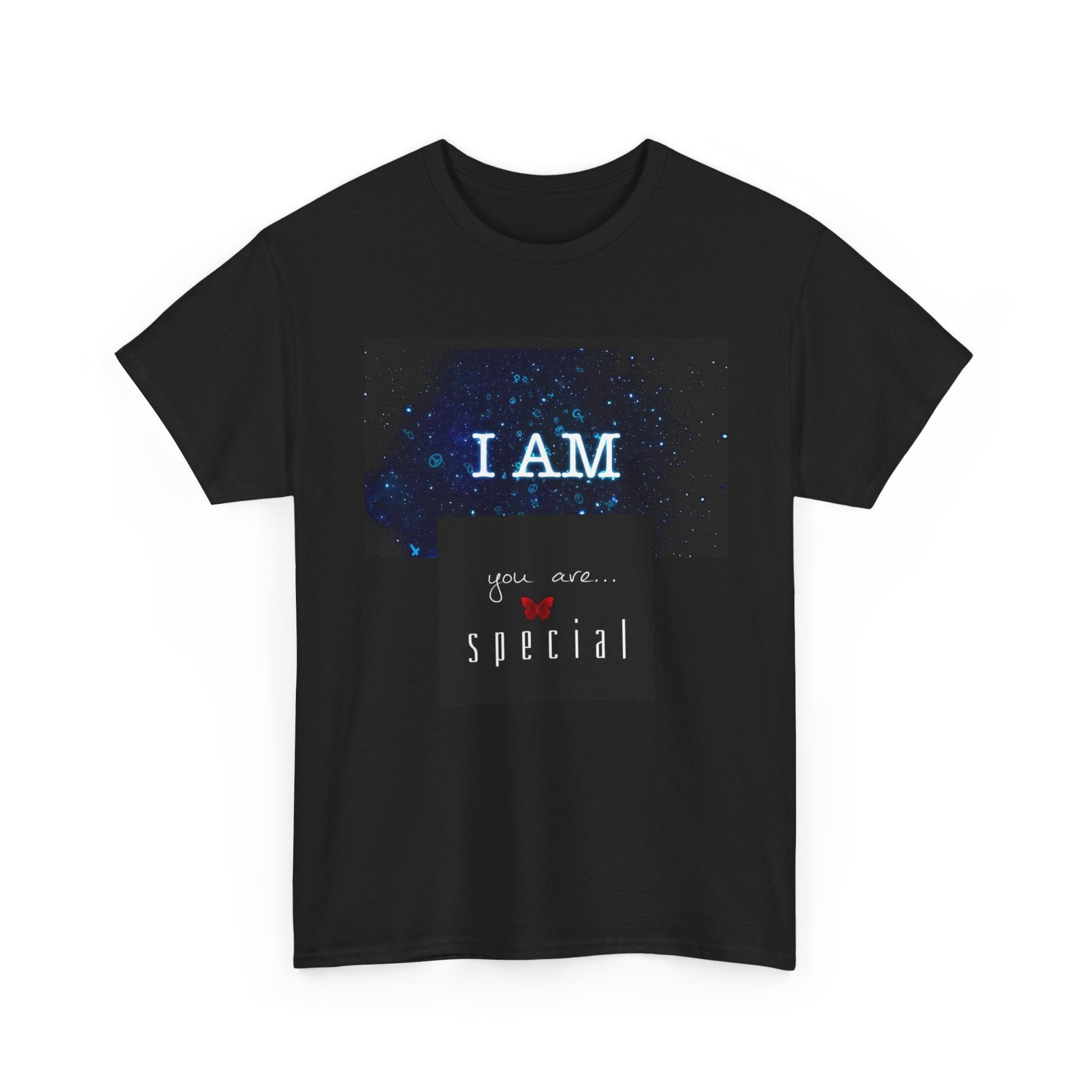 Inspiring Unisex Heavy Cotton Tee - I AM Special, Motivational T-Shirt, Affirmation Gift, Self-Love Apparel, Unique Statement Shirt