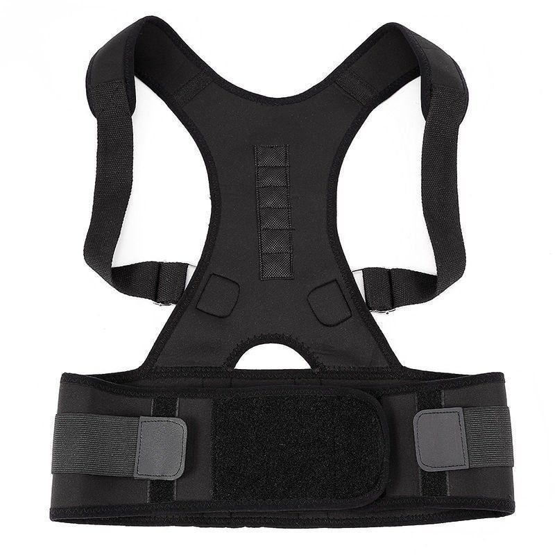 (No shipping fee)Posture Corrector Support Magnetic Back Shoulder Brace Belt Band For( no shipping fee)