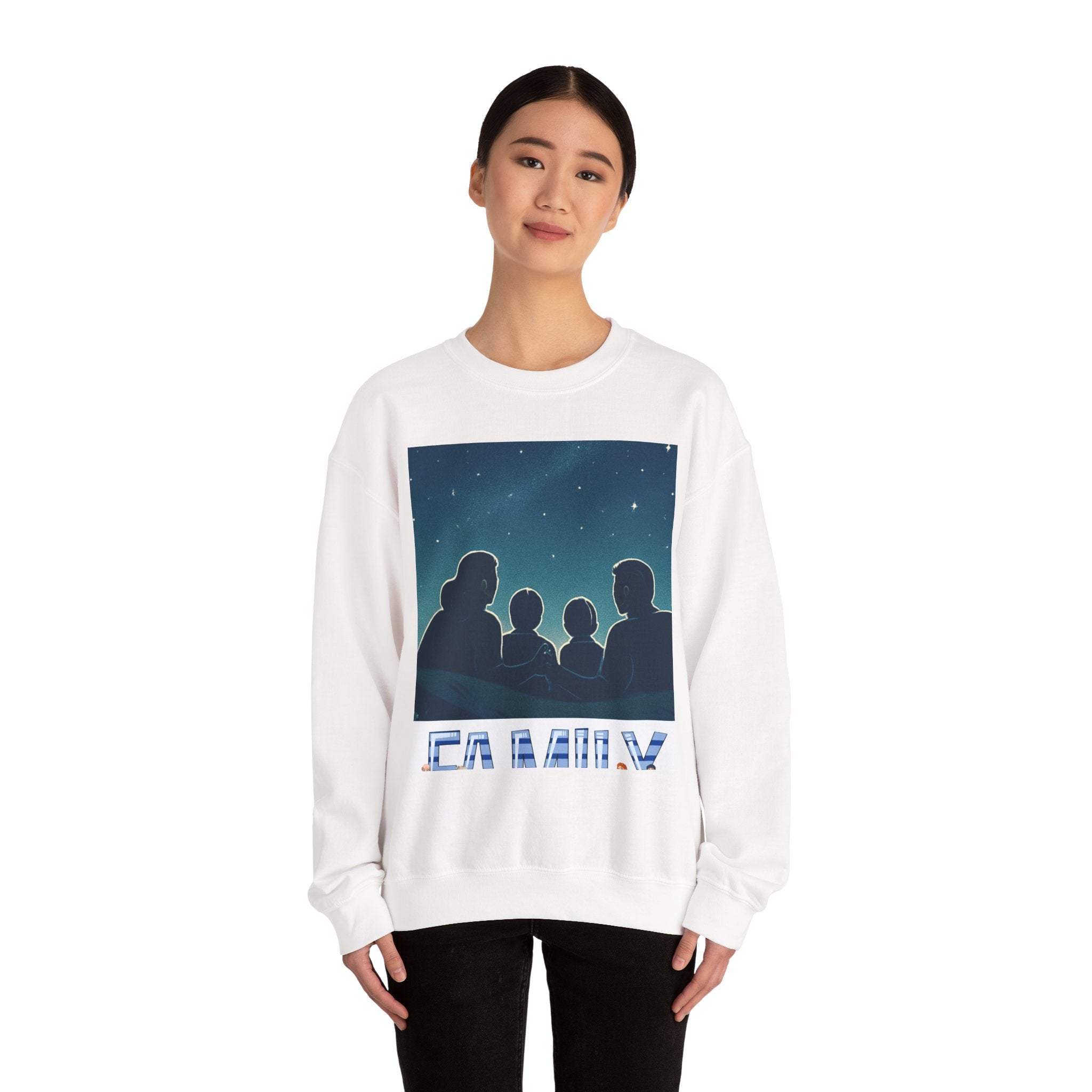 Family Night Crewneck Sweatshirt | Cozy Family Gatherings, Perfect Gift for Holidays, Unisex Sweatshirt for All Ages, Family Bonding Apparel