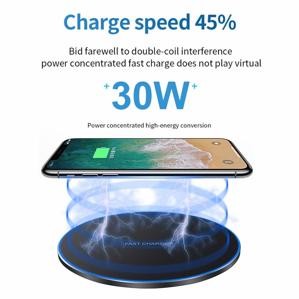 (No shipping fee )Dragon W9 30W Wireless Charging Pad
